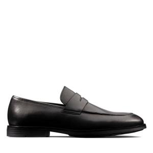 Clarks Ronnie Step Erkek Loafer Ayakkabı Siyah | CLK356FCS