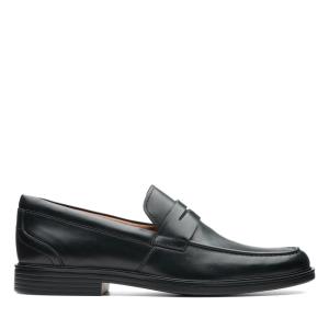 Clarks Un Aldric Step Erkek Loafer Ayakkabı Siyah | CLK409CST