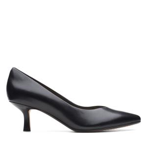 Clarks Violet 55 Court Kadın Topuklu Ayakkabı Siyah | CLK198HYK